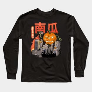 Great Pumpkinzilla - Kaiju Japan Halloween Pumpkin Long Sleeve T-Shirt